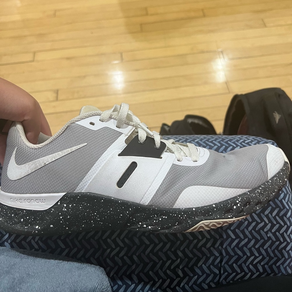 Nike white and black sneakers men